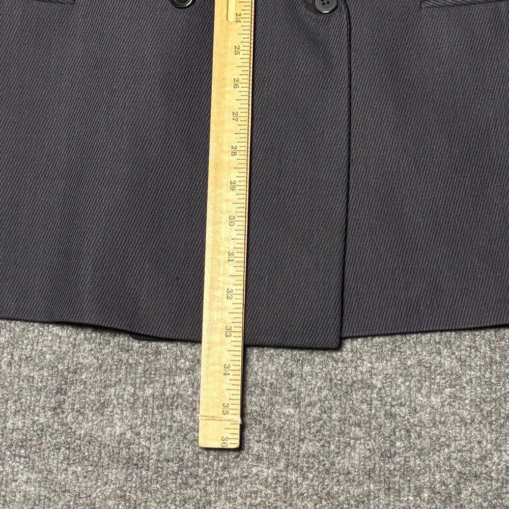 Attimo Oreste Boggio Casero Virgin Wool Double Breasted Blazer Navy Men 44L Blue